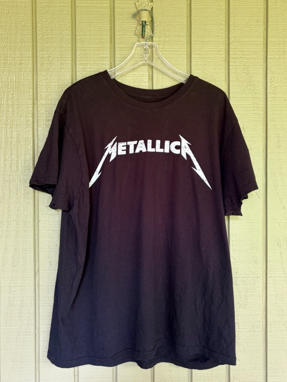 Metallica Logo Graphic T-Shirt Men's XXL Official Band Tee
